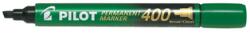 Pilot Set 12 markere Pilot Permanent P400 diverse culori 4 mm varf tesit verde (PSCA-400-G-P)