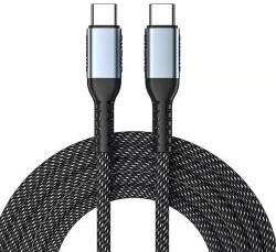 12125 5A 100W Gyorstöltő adatkábel TYPE-C - TYPE-C 1méter C2CBK