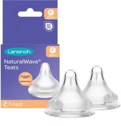 Lansinoh NaturalWave tetină pentru biberon Fast 2 buc