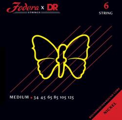 DR Strings Fodera Nickel 6 Medium 34125