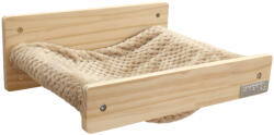 Kerbl Pet Kerbl Pet Timber fali függőágy, natúr/szürke, macska