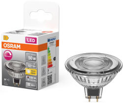 OSRAM GU5.3 LED 6, 1W, 621 lm, 2700 K, melegfehér, dimmelhető, áttetsző üveg-50 W izzó helyett - Star Spot MR16 (4099854456893)