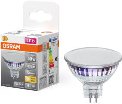 OSRAM GU5.3 LED 5, 3W, 630 lm, 2700 K, melegfehér, áttetsző üveg-50 W izzó helyett - Star Spot MR16 (4099854458460)