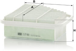 Mann-filter Levegőszűrő Mann Filter C 27 013 (C27013)
