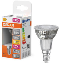 OSRAM E14 LED 3, 7W, 350 lm, 2700 K, melegfehér, dimmelhető, áttetsző üveg-50 W izzó helyett - Superstar Spot PAR11 (4099854457166)