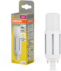 OSRAM G24d csapos LED fénycső 9, 5W, 1080 lm, 3000 K, melegfehér, fehér műanyag-26 W fénycső helyett Dulux D26 VT EM (4058075824577)