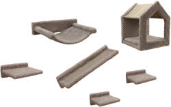 Kerbl Pet Kerbl Pet Monte Baldo falra szerelhető macskabútor - 6 db-os szett macska