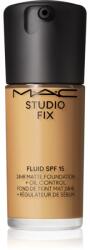 MAC Cosmetics Studio Fix Fluid SPF 15 24HR Matte Foundation + Oil Control mattító alapozó SPF 15 árnyalat C45 30 ml