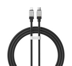 Baseus COOLPLAY adatkábel (Type-C - lightning, 20W, gyorstöltő, 100cm, törésgátló) FEKETE (CAKW000001) (CAKW000001) - aqua
