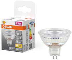 OSRAM GU5.3 LED 6, 1W, 621 lm, 2700 K, melegfehér, áttetsző üveg-50 W izzó helyett - Star Spot MR16 (4099854458422)