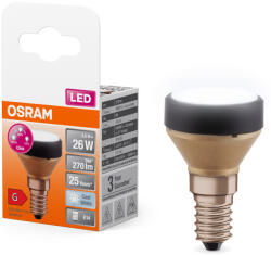 OSRAM E14 LED 3, 5W, 270 lm, 4000 K, hidegfehér, 3 lépésben dimmelhető, opál műanyag-25 W izzó helyett - Star Flat 3 Step DIM (4099854356865)