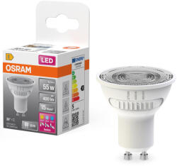 OSRAM GU10 LED 4, 2W, 400 lm, 2700-4000-6500 K, változtatható fehér, fehér műanyag-52 W izzó helyett - Star Spot PAR16 (4099854063992)