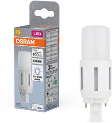 OSRAM G24d csapos LED fénycső 5, 5W, 700 lm, 4000 K, hidegfehér, fehér műanyag-13 W fénycső helyett Dulux D13 VT EM (4058075824515)