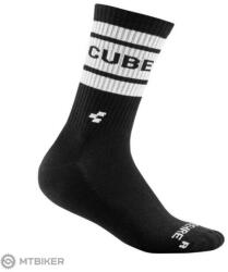 CUBE After Race High zokni, fekete/fehér (EU 36-39)