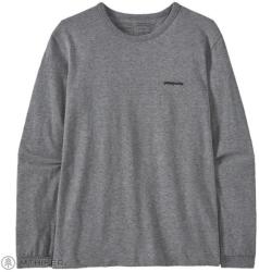 Patagonia hosszú ujjú P-6 Logo Responsibili női póló, szürke (XS)