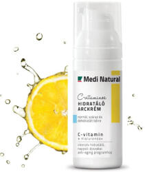 MediNatural C-vitaminos arctisztító krém - Anti-aging arcápoló programhoz 50ml