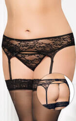  Garterbelt 3316 - Plus Size - black XXXL
