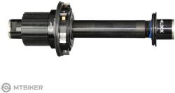 Novatec X6 típusú anya tengellyel 12x148 mm, Shimano Micro Spline, acél, OEM