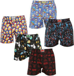 Styx Férfi Bő Boxeralsó 5db-os Csomag - Többszínű, Klasszikus Gumipánt