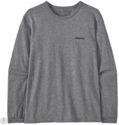 Patagonia hosszú ujjú P-6 Logo Responsibili női póló, szürke (M)