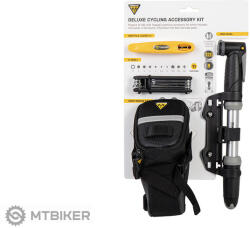 Topeak kerékpáros kiegészítő készlet DELUXE CYCLING ACCESSORY KIT, 0.66 l