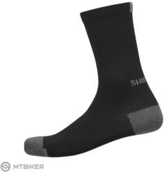 Shimano PERFORMANCE WOOL gyapjúzokni, fekete (M-L (EU 41-44))