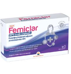 Sun Wave Pharma Femiclar HPV, 10 ovule, Sun Wave Pharma