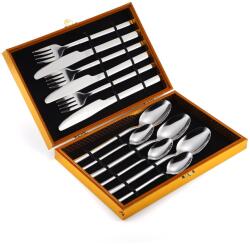 TRENDY S TRENDY'S rozsdamentes acél evőeszköz készlet, 12 db, króm (TCM-26C)