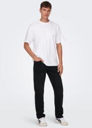 Only & Sons Only & Sons, Regular fit farmernadrág öt zsebbel, Fekete, W31-L34 (22026985-BLACK-DENIM-W31-L34)