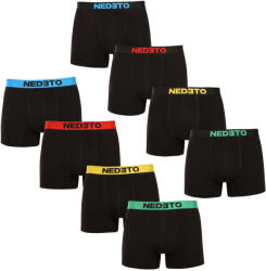 Nedeto Férfi Boxeralsó 8 db-os csomag - Fekete, M-es méret