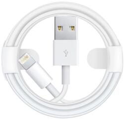 Prémium adat- és töltőkábel, Lightning/USB típusú csatlakozó, 1 méter, fehér (FC-cable01)