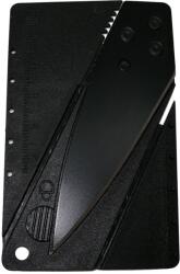 Depox Összecsukható kés, Kártyavár, fekete, 14 cm (F39)