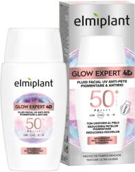 elmiplant GLOW EXPERT 4D UV arcápoló folyadék, pigmentfoltok és ráncok ellen, SPF 50+ védelemmel, 50 ml