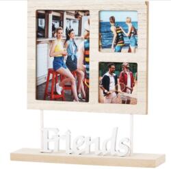 Home&Styling Fényképkeret, Home&Styling Collection, MDF, 24x24 cm, 3 fotó, fehér (KO-DD1000580A)