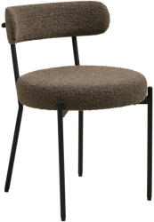 House Nordic Badalona Étkezőszék, buklé, barna, fekete lábak (1001218) - homelux
