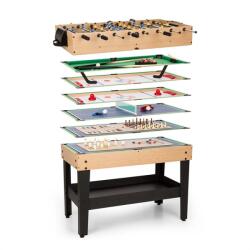 OneConcept GAME-STAR, masă de joc cu 37 jocuri, multigame, sertar pentru depozitare, mdf (FIT4-Game-Star-Maxi) (FIT4-Game-Star-Maxi)