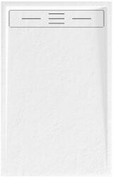 Welland Fehér Kőhatású Zuhanytálca szifonnal - 70x110 cm