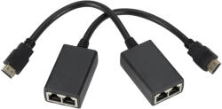Thunder Germany HDX-30, HDMI hosszabbító adapter, Ethernet (30m)