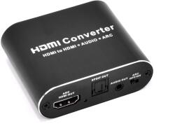 Thunder Germany ADC-101, HDMI audio leválasztó, digitális-analóg adapter + ARC (fém ház) - mkaudio