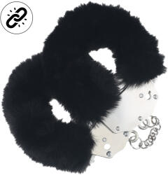Ouch! Heavy-Duty Fluffy Handcuffs Black