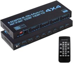 Thunder Germany HMX-404, HDMI mátrix, elosztó és kapcsoló (4×4)