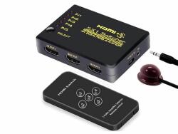 Thunder Germany Thunder SWI-501, 5x1 4K HDMI kapcsoló, IR hosszabbító + távirányító (457-4K0501)