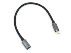 Thunder Germany Thunder UCY-03 (USB-C - USB-C mama) USB4, 8K@60Hz 100W Hosszabbító (0, 3m) (843-8KC4001)