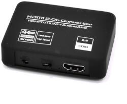 Thunder Germany Thunder ADC-102P, HDMI audio leválasztó, digitális-analóg adapter + ARC (műanyag ház) (502-C1002P)