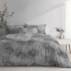 Stanex Lenjerie de pat din bumbac Ramuri gri, 140 x 200 cm, 70 x 90 cm Lenjerie de pat