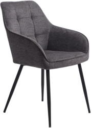 Unique Furniture Тъмносив трапезен стол Nolan - Unique Furniture (50800001)