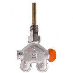 HERZ sarok lándzsaszelep, jobbos 40mm G3/4" L=150mm M28×1, 5mm (1-7784-41) (1-7784-41)