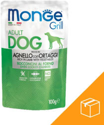 Monge Grill Adult Alutasakos Kutyaeledel (Bárány és Zöldségek) - 24x100 g