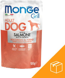 Monge Grill Adult Alutasakos Kutyaeledel (Lazac) - 24x100 g