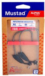 Mustad infiltrator weighted, 5/0, 5g 3db/csomag (M4341-500) - nextfish